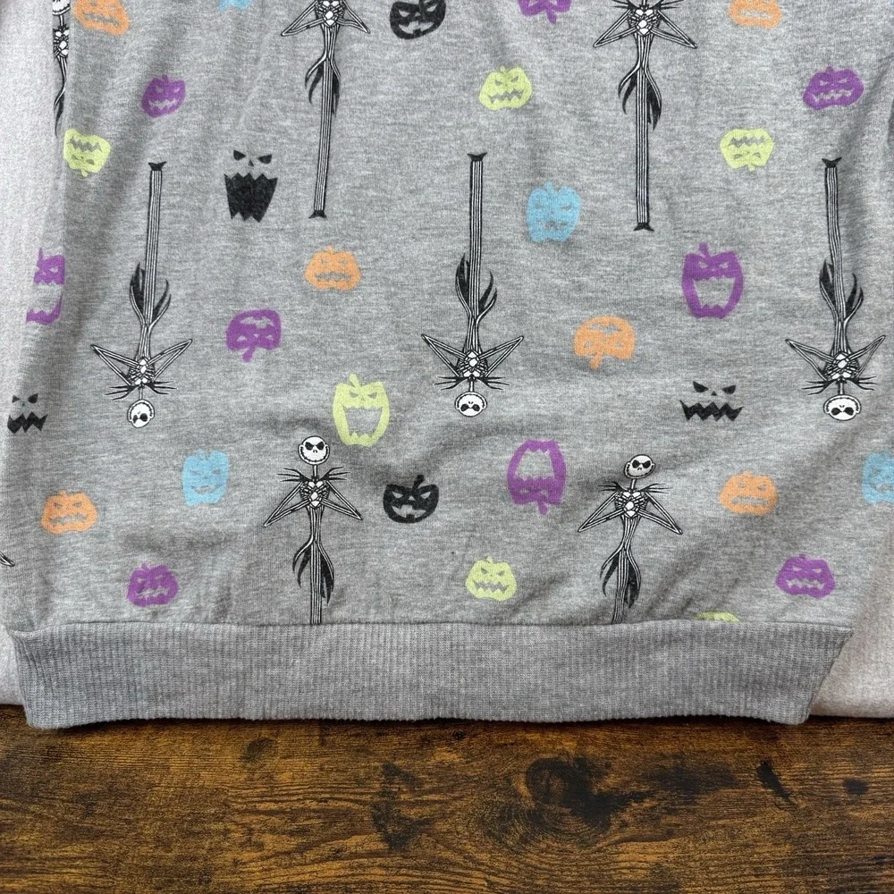 Disney Nightmare Before Christmas‎ Sweater Sleep Tee Nightie Large Pajama PJ